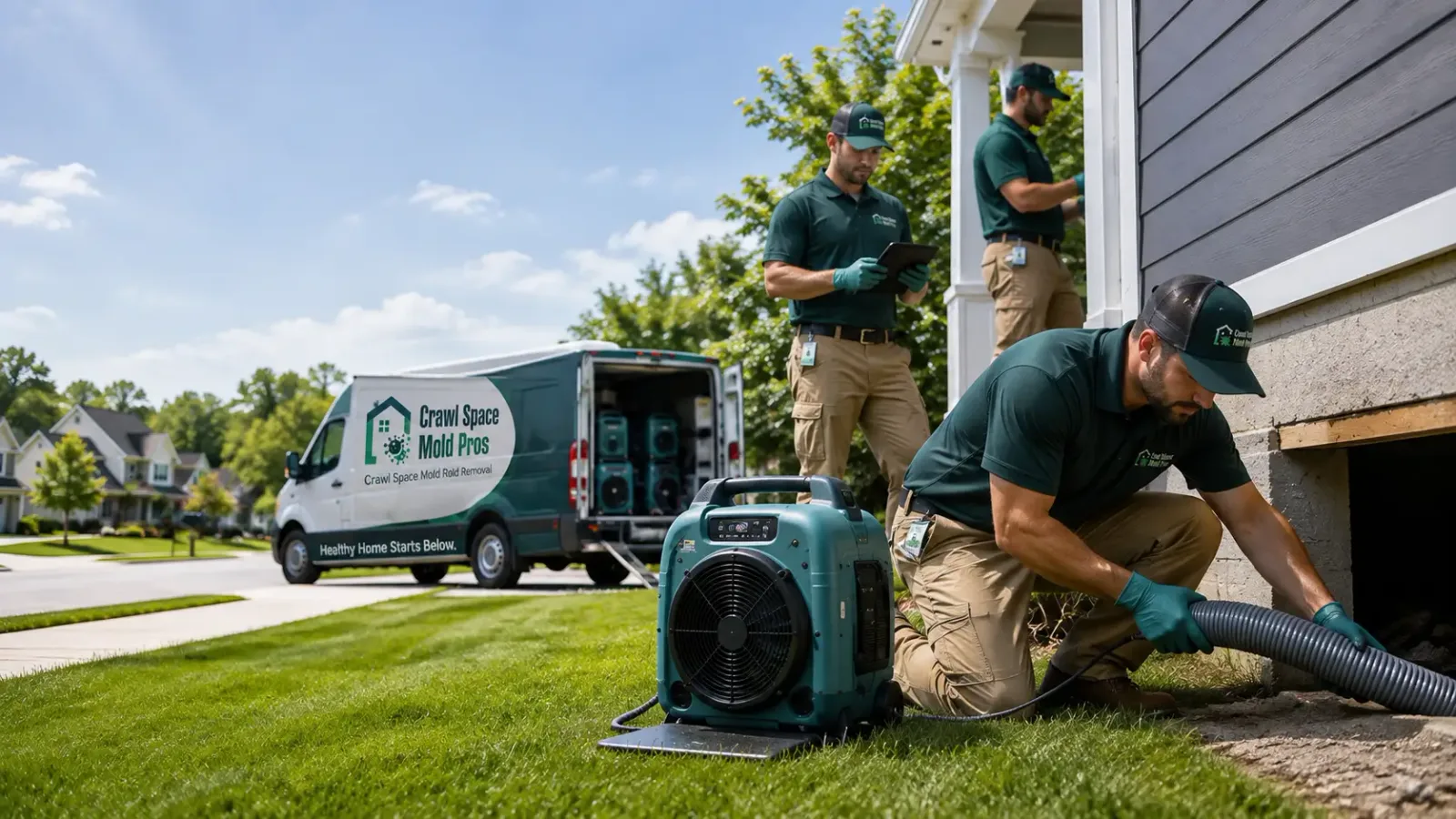 Crawl Space Mold Removal in Crofton, KY